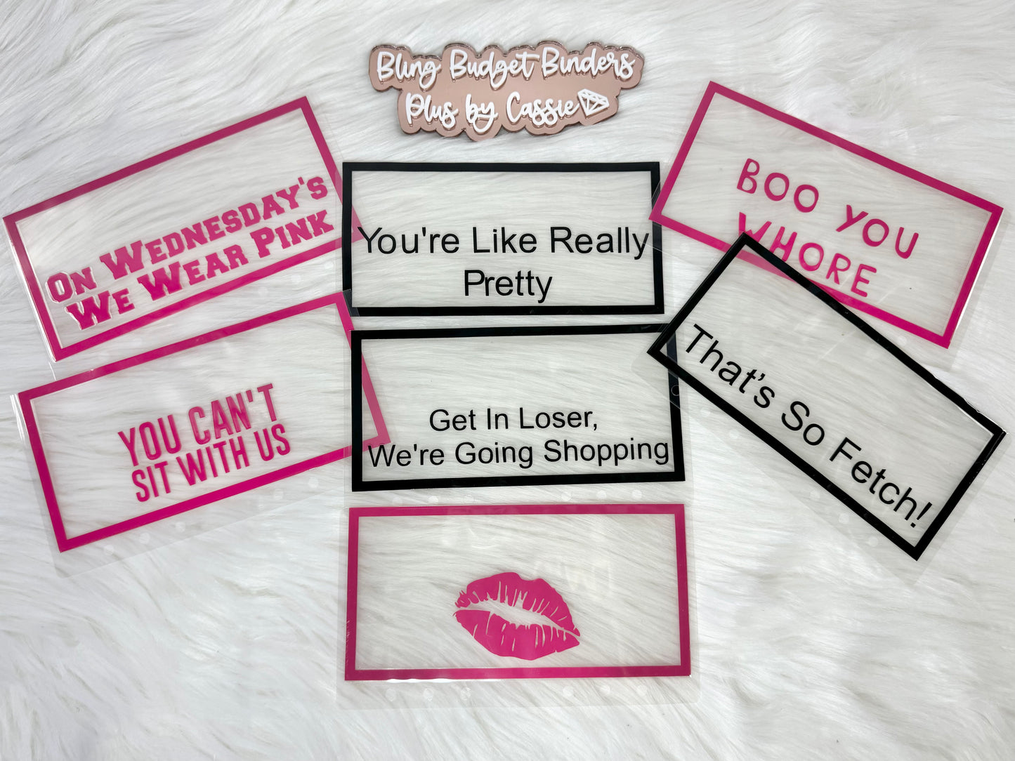 Mean Girls Budget Binder Package with Handcrafted Envelopes - A6