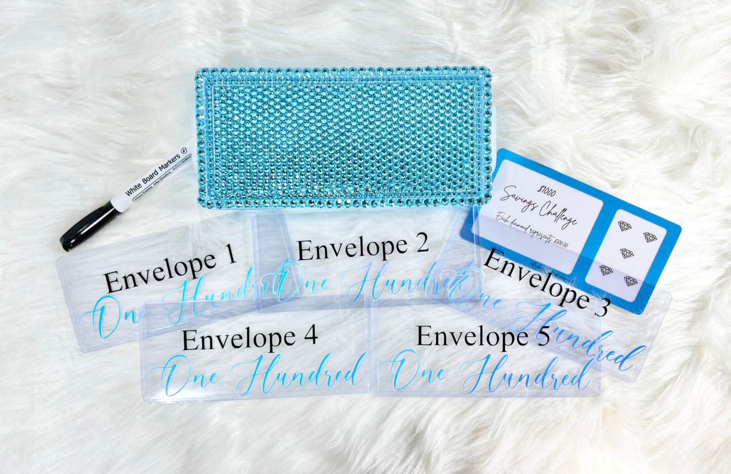 $1000 Rhinestone Savings Box