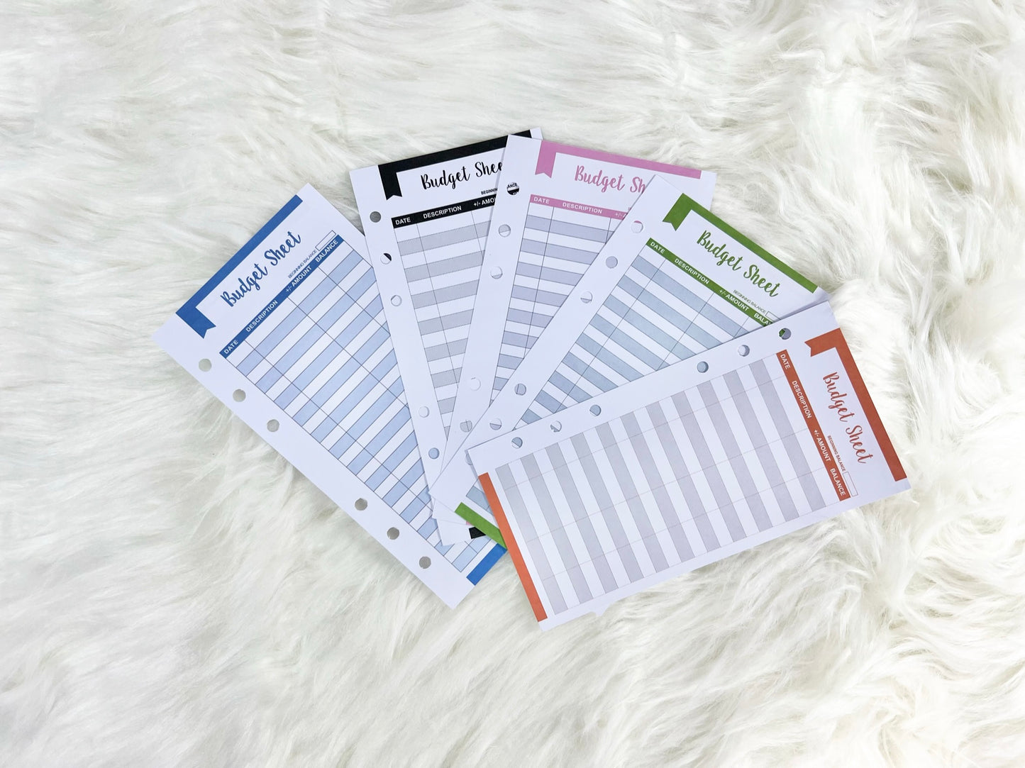 Pride Budget Binder Package with PVC Envelopes - A6