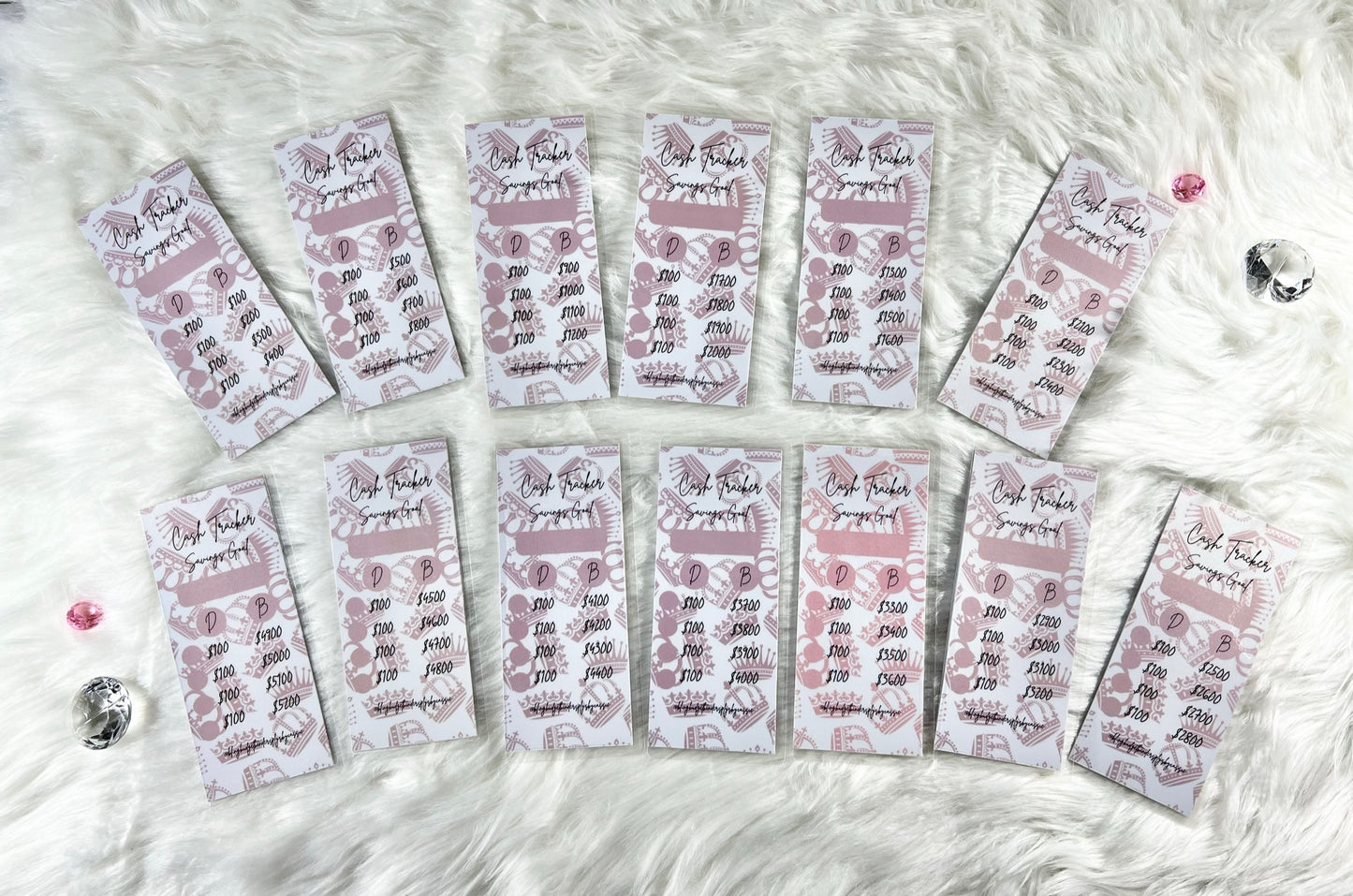Queens 52 week Savings Challenge Envelopes - A6