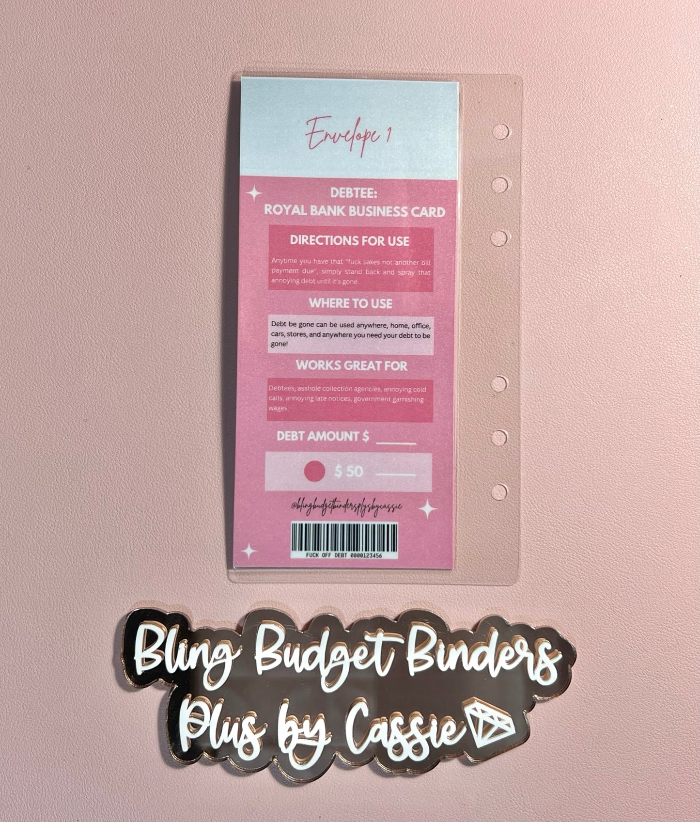 Debt be Gone Budget Envelopes - Set of 20