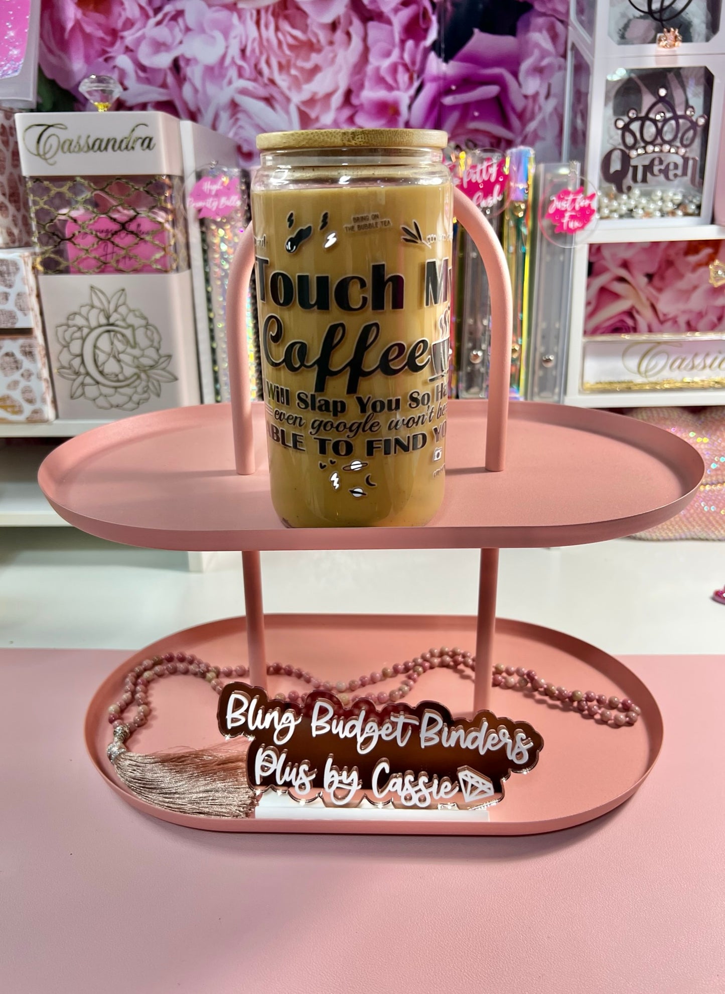 Touch my Coffee 16oz Glass Snow Globe