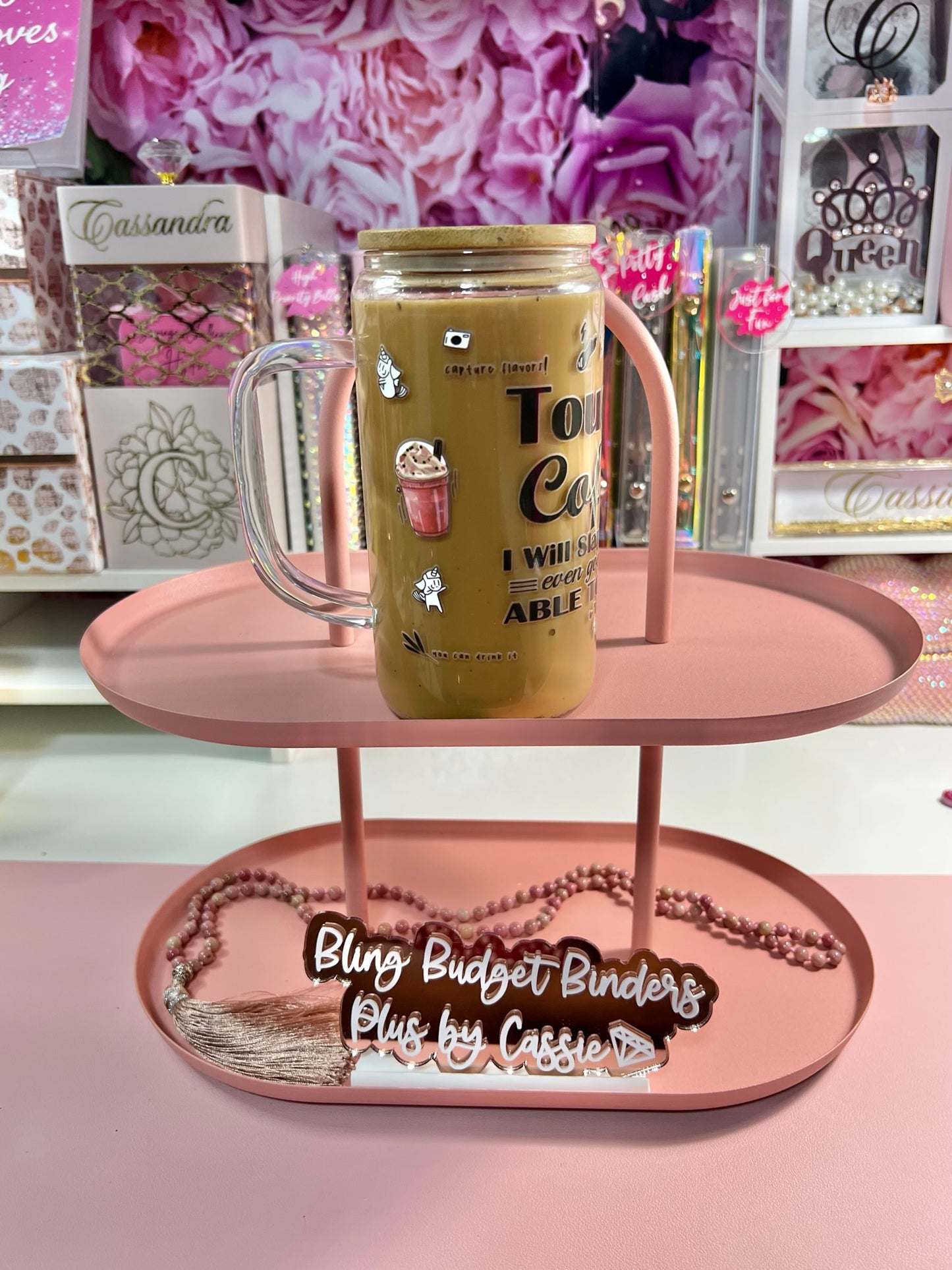 Touch my Coffee 16oz Glass Snow Globe