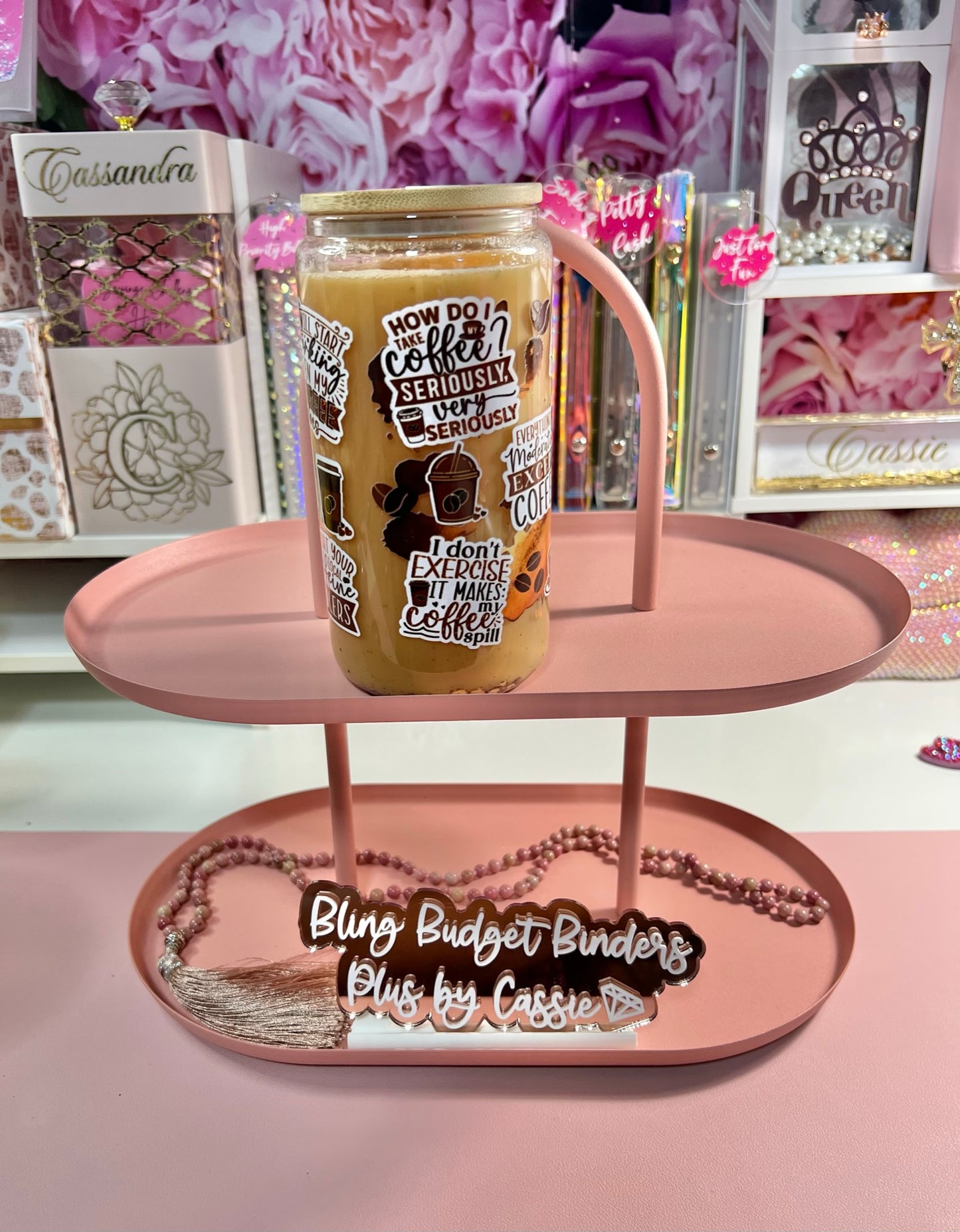 Coffee Expresso 16oz Glass Snow Globe