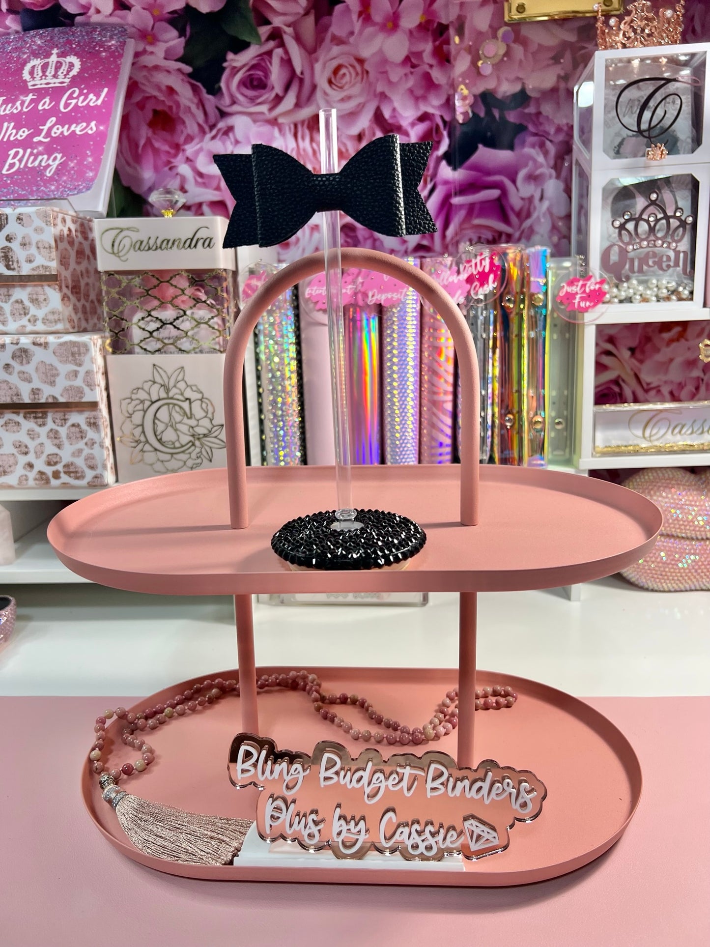 Bow Straw Toppers