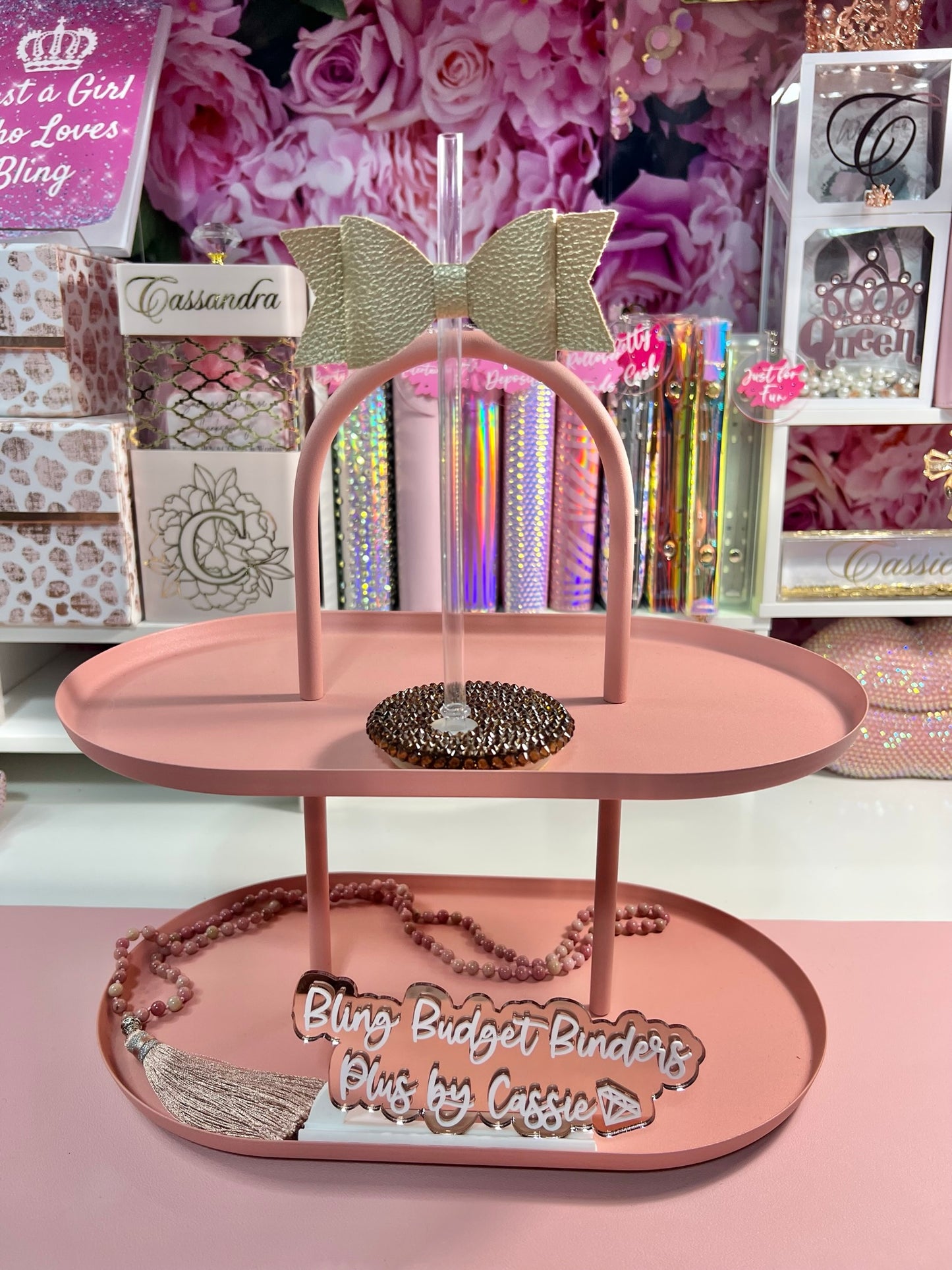 Bow Straw Toppers