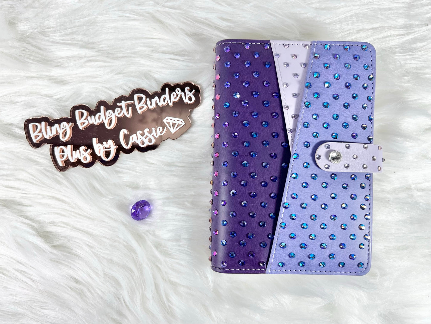 Crystal Scattered in Purple(s) Budget Binder