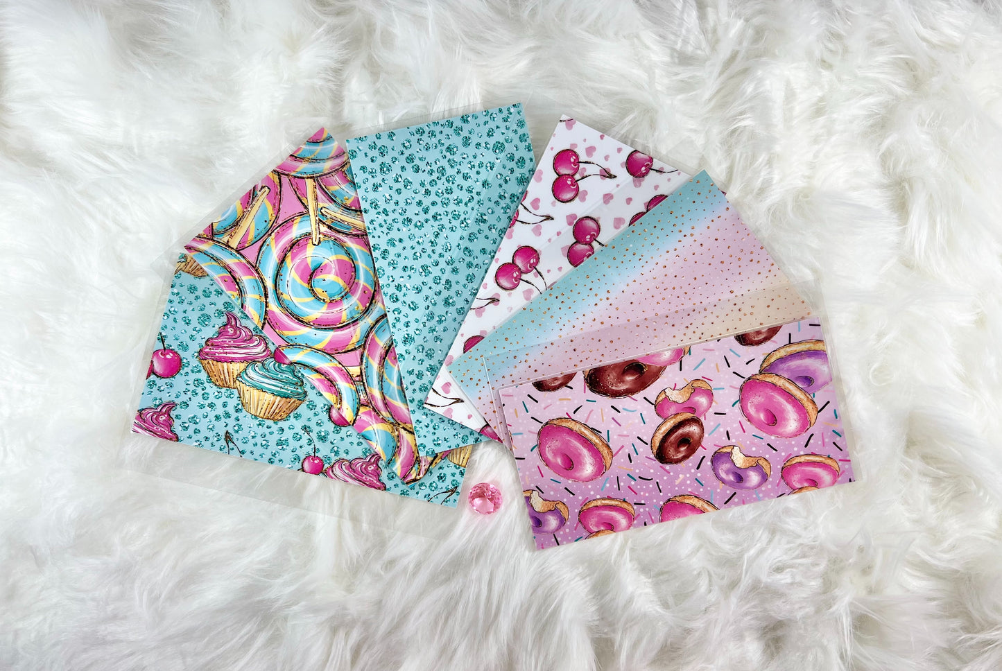 "The Sweet Life" Donut Budget Binder Package with Handcrafted Envelopes - Style 2 - A6