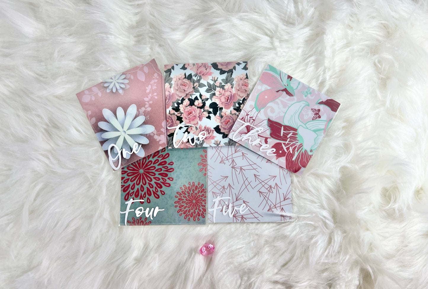 10 Piece Floral Handcrafted Envelopes - A6