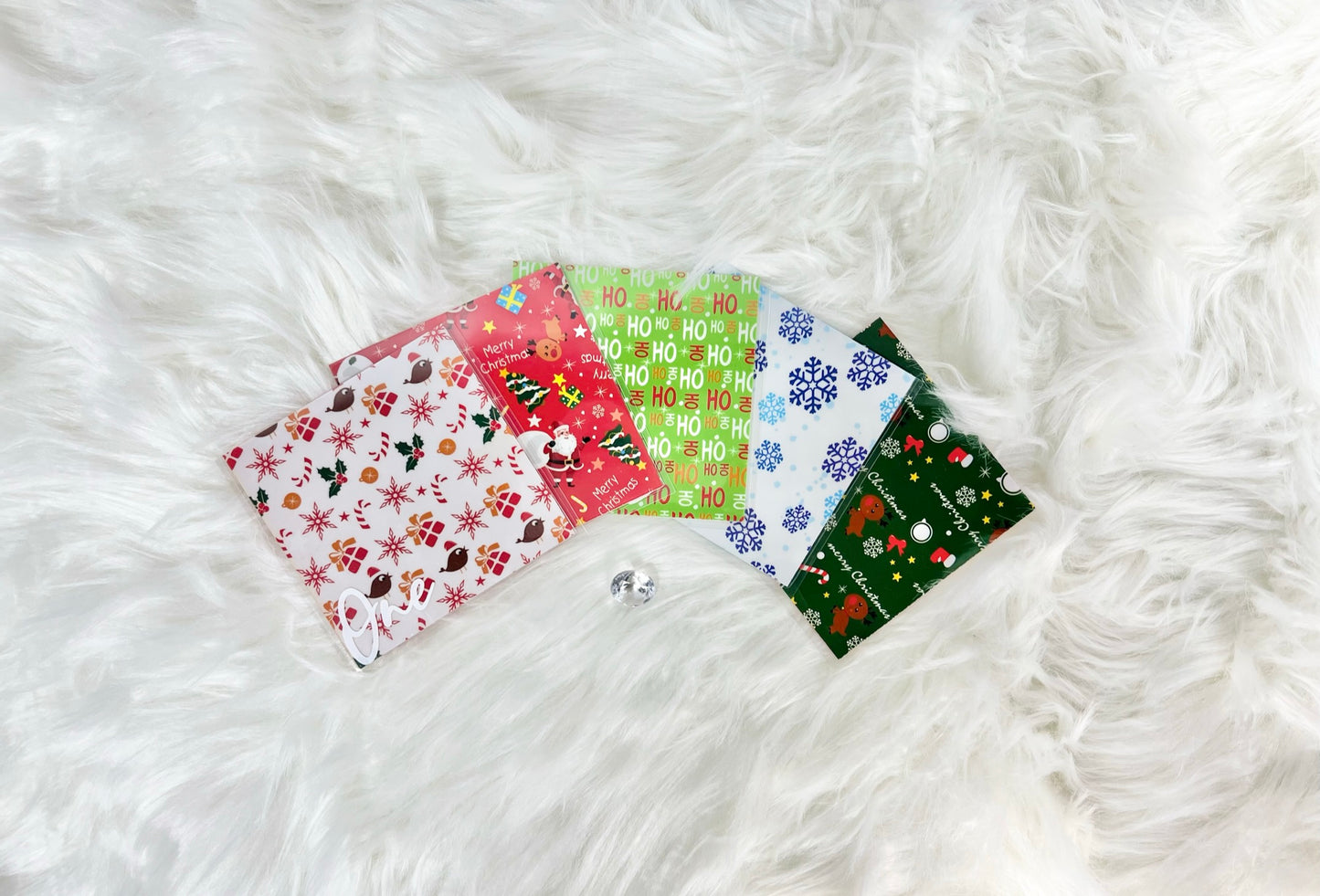 "Tis The Season" Budget Binder Package with Handcrafted Envelopes - Style 2 - A6