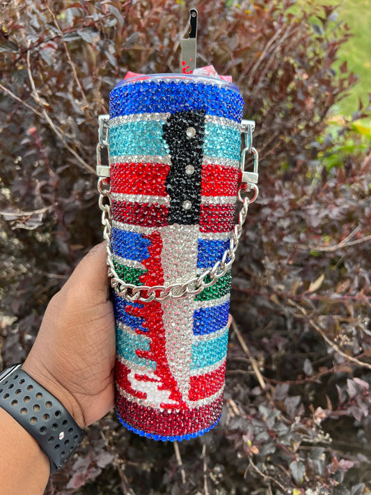 Child's Play 20 oz double wall rhinestone tumbler!