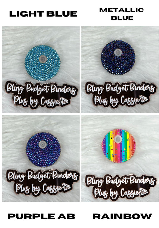 Rhinestone Bamboo Lids