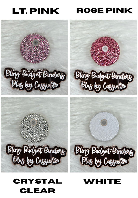 Rhinestone Bamboo Lids