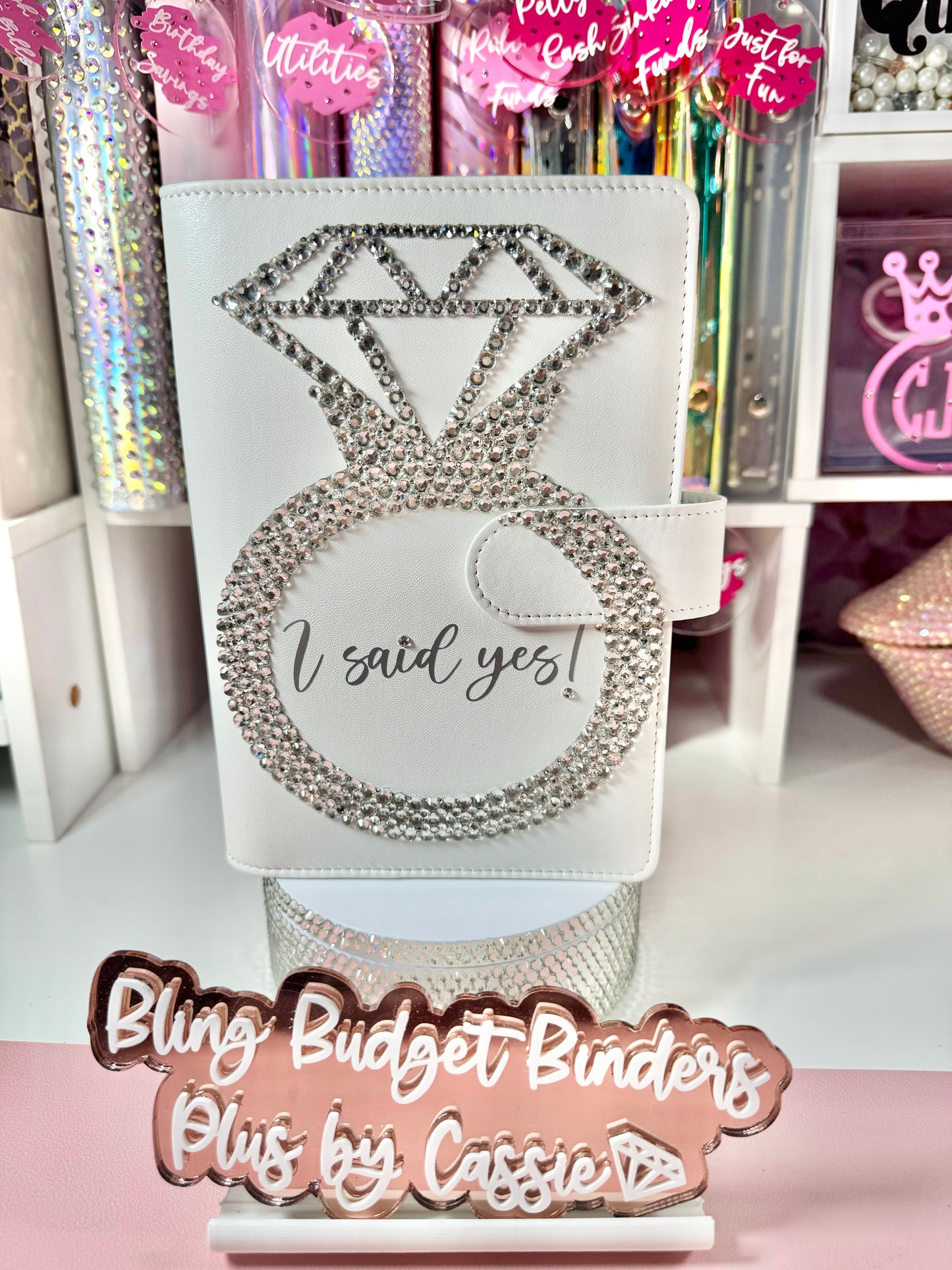 "I Said Yes" - Engagement Ring Budget Binder - A6