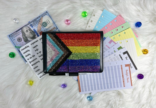Pride Budget Binder Package with PVC Envelopes - A6