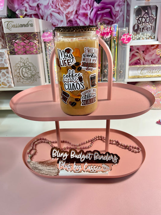 Coffee Expresso 16oz Glass Snow Globe