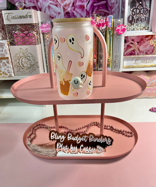 Ghosties Frosted 16oz Beer Can Glass