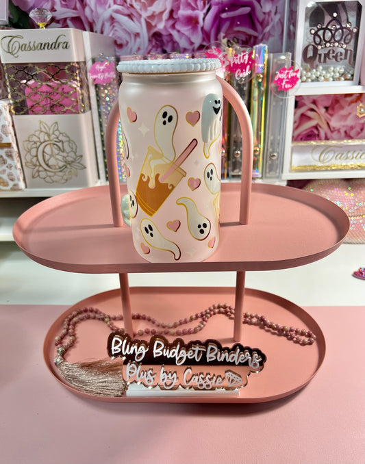 Ghosties Frosted 16oz Beer Can Glass