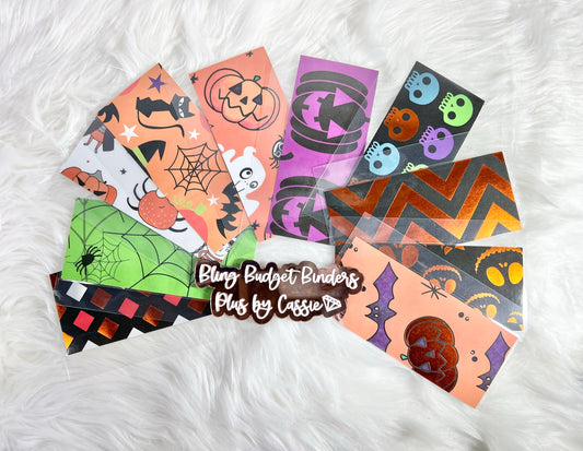 10 Piece Metallic Halloween Handcrafted Envelopes