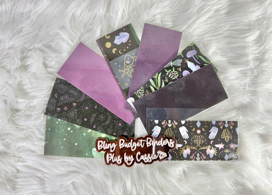 8 Piece Halloween Handcrafted Envelopes - A6