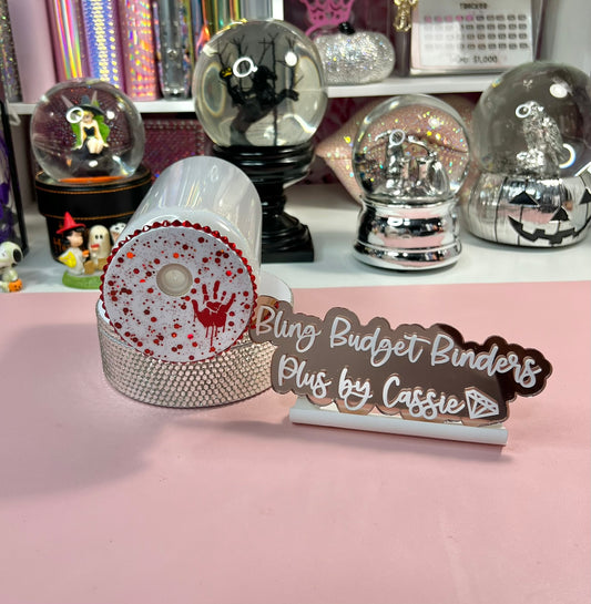 Horror Friends Glow in the Dark (Yellow) Shimmer 16oz Beer Can Glass