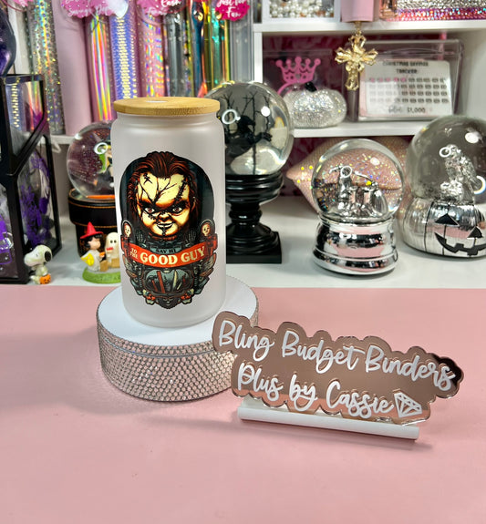 To the Good Guy Frosted 16oz Beer Can Glass