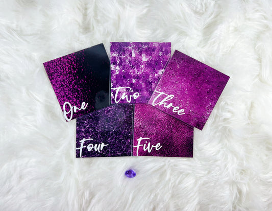 10 Piece Purple Galaxy Handcrafted Envelopes