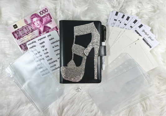 The Diva Budget Binder Package with PVC Envelopes - A6