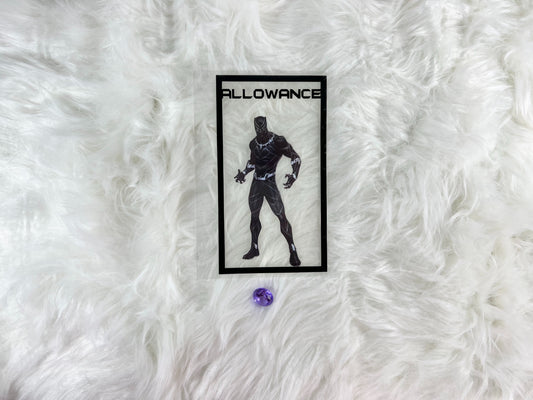 6 Piece Black Panther Handcrafted Envelope - A6