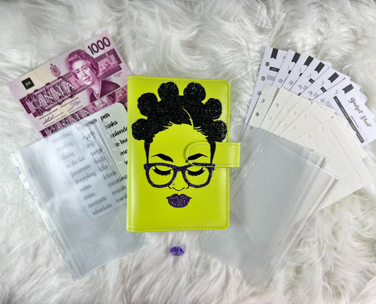 "Bantu Babe" Budget Binder Package with PVC Envelopes - A6