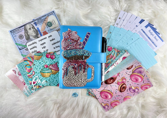 Frozen Sweets Budget Binder Package with Handcrafted Envelopes - Style 2 - A6