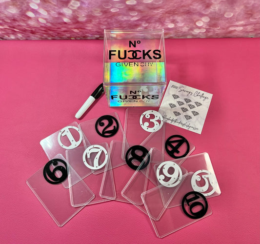 Zero Fcuks Given Mini 1000 Savings Challenge Box