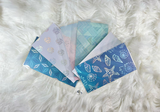10 Piece Mermaid Handcrafted Envelopes