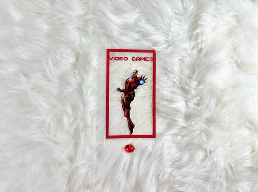 6 Piece Iron Man Handcrafted Envelopes - A6