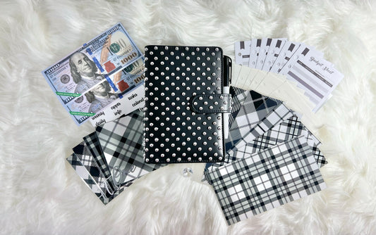 "The Rebel" Budget Binder Package with Handcrafted Envelopes - Style 2 - A6