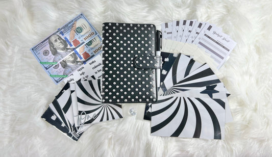 "The Rebel" Budget Binder Package with Handcrafted Envelopes - Style 1 - A6