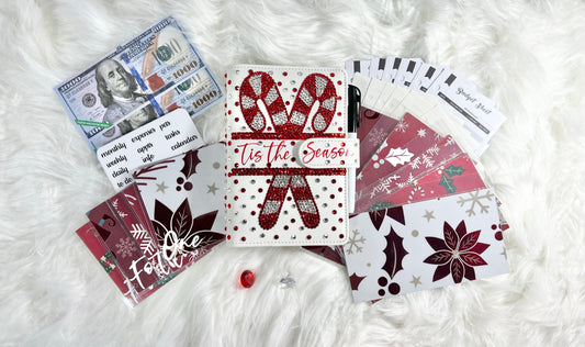 "Tis The Season" Budget Binder Package with Handcrafted Envelopes - Style 1 - A6