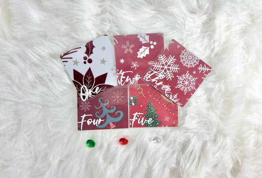 10 Piece Christmas Handcrafted Envelopes - A6
