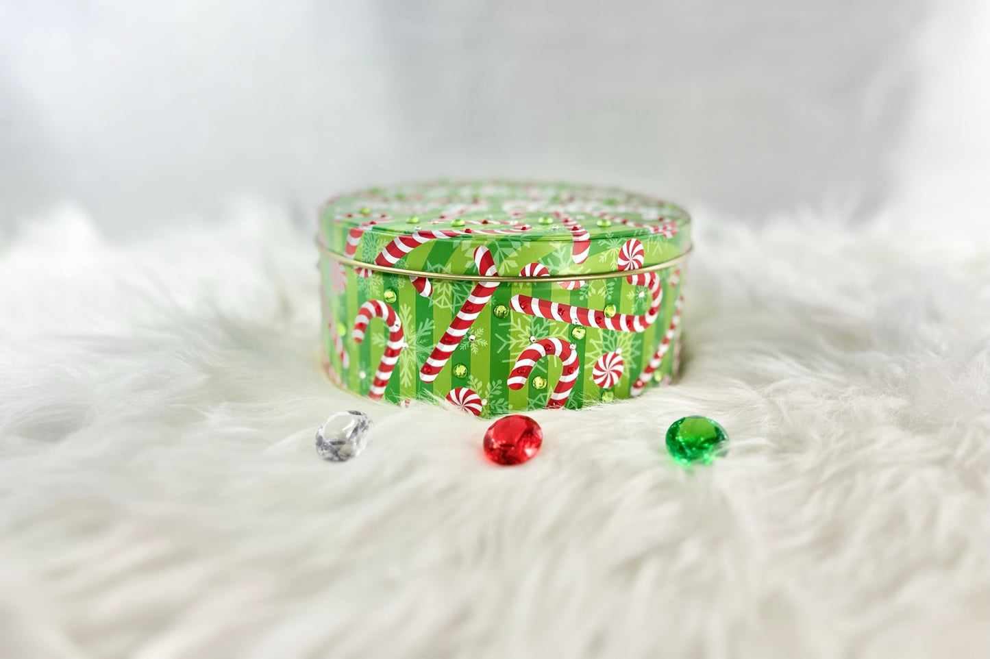 Christmas Mini Savings Challenge Bling Tin - Style 3