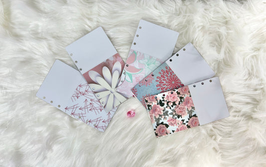 10 Piece Pocket Style Floral Handcrafted Envelopes - A6