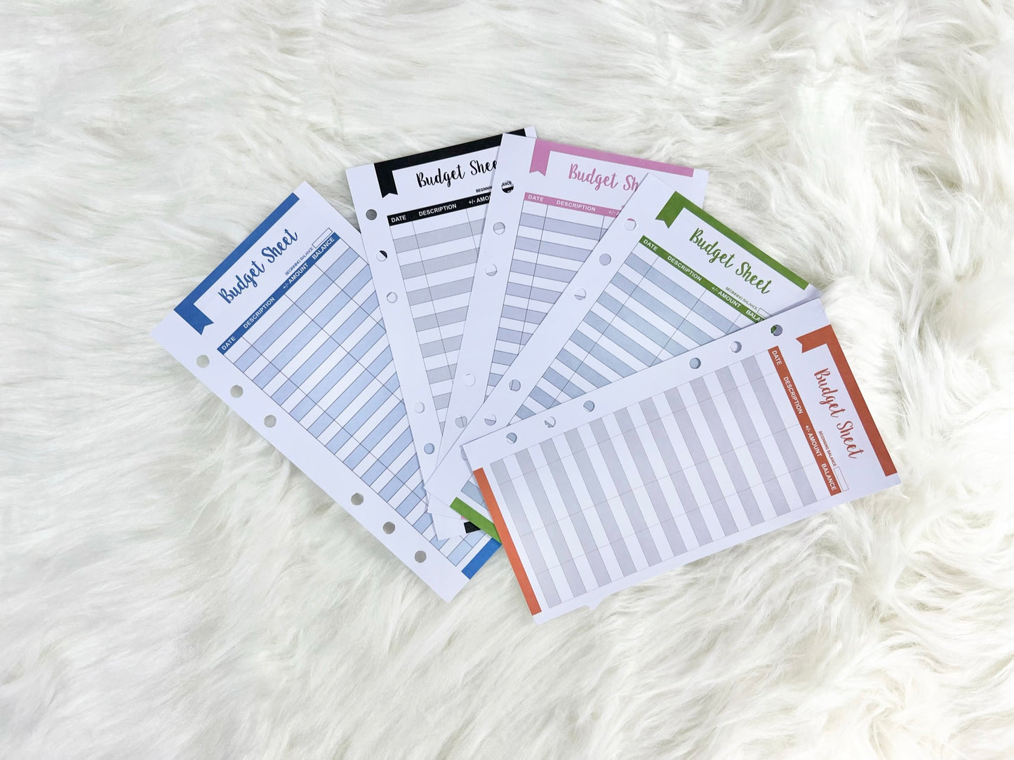 Budget Babe Budget Binder Package with PVC Envelopes - A6