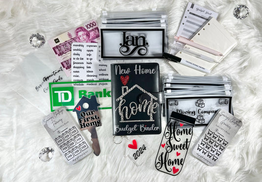 The Ultimate House Budget Binder Package with Handcrafted or PVC Envelopes - A6